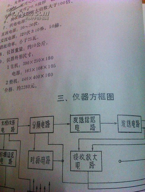 武汉电子仪器厂产品目录 品相不好 内容不缺 包含数字式明线故障测试